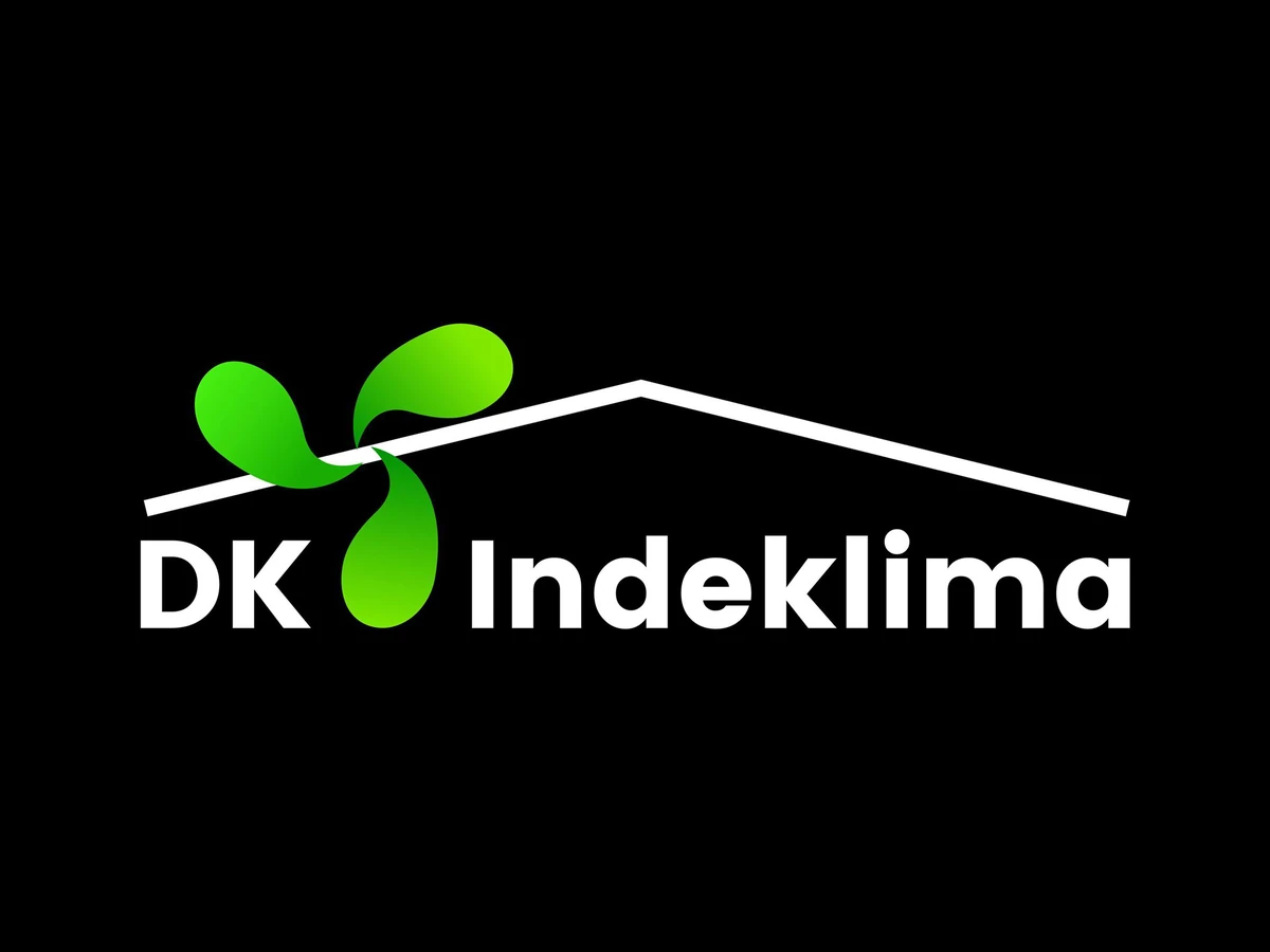 DK Indeklimas logo på sort bund