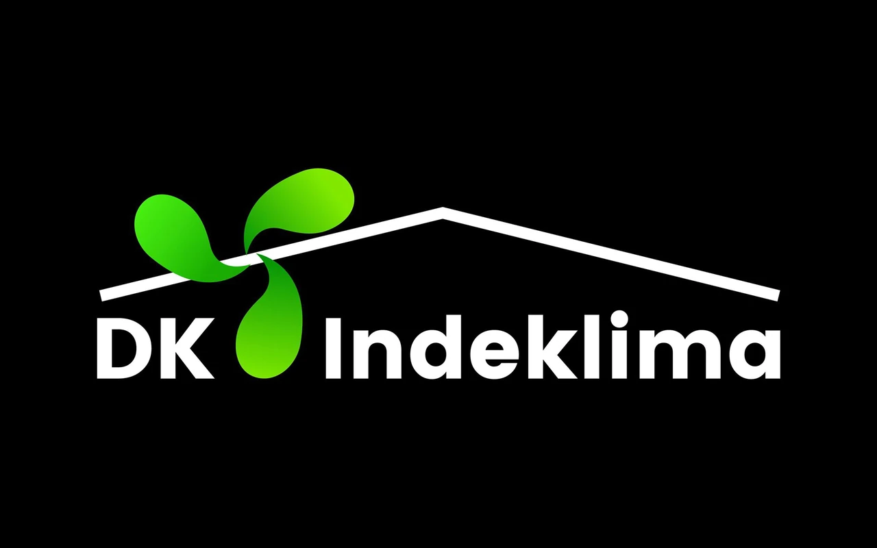 DK Indeklimas logo på sort bund